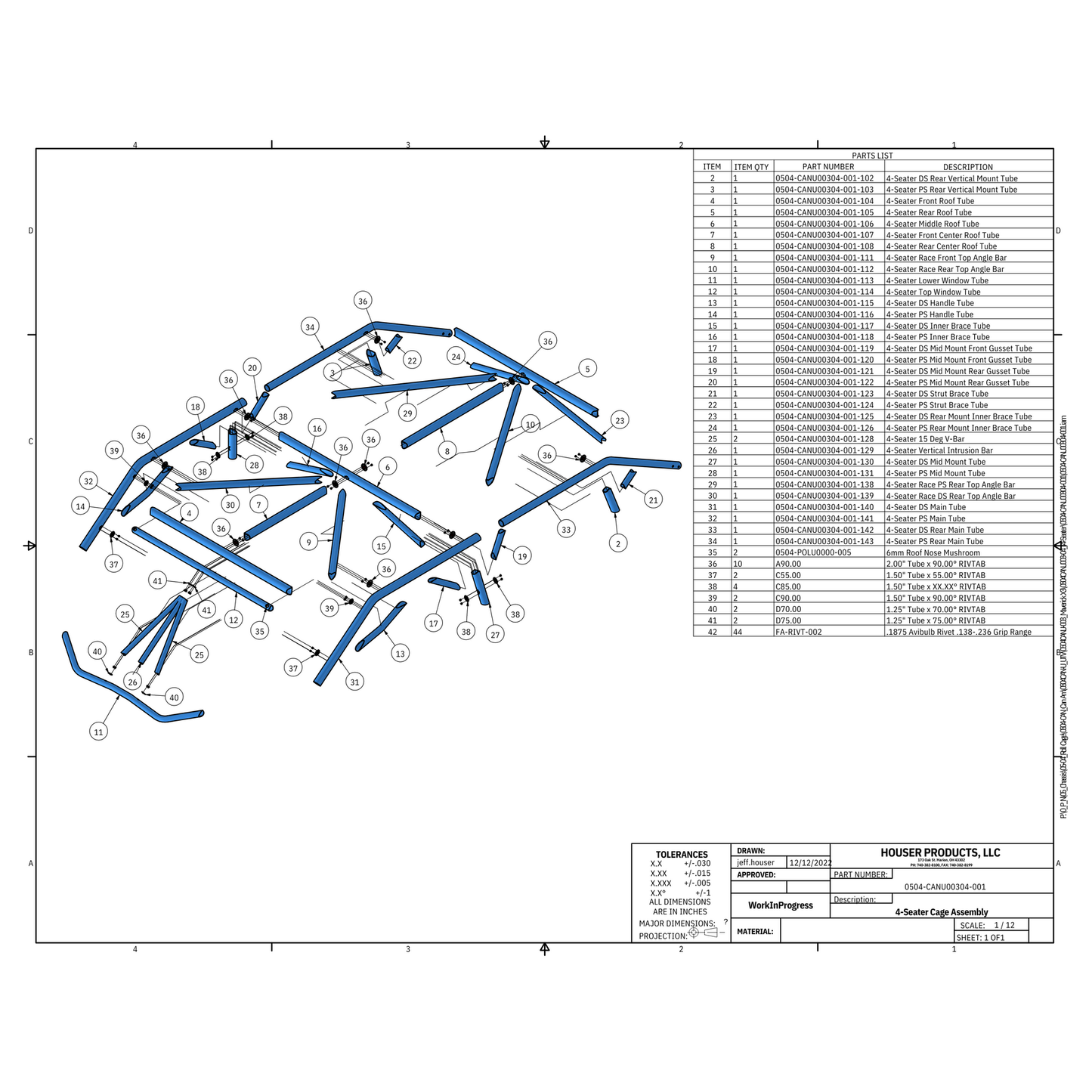 Can Am X3 MAX RivTab DIY (Weld Yourself) Roll Cage Kit