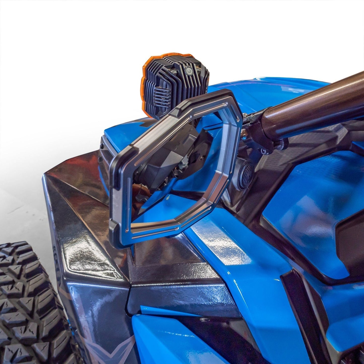 Billet Aluminum Tactical Convex Side Mirror Set