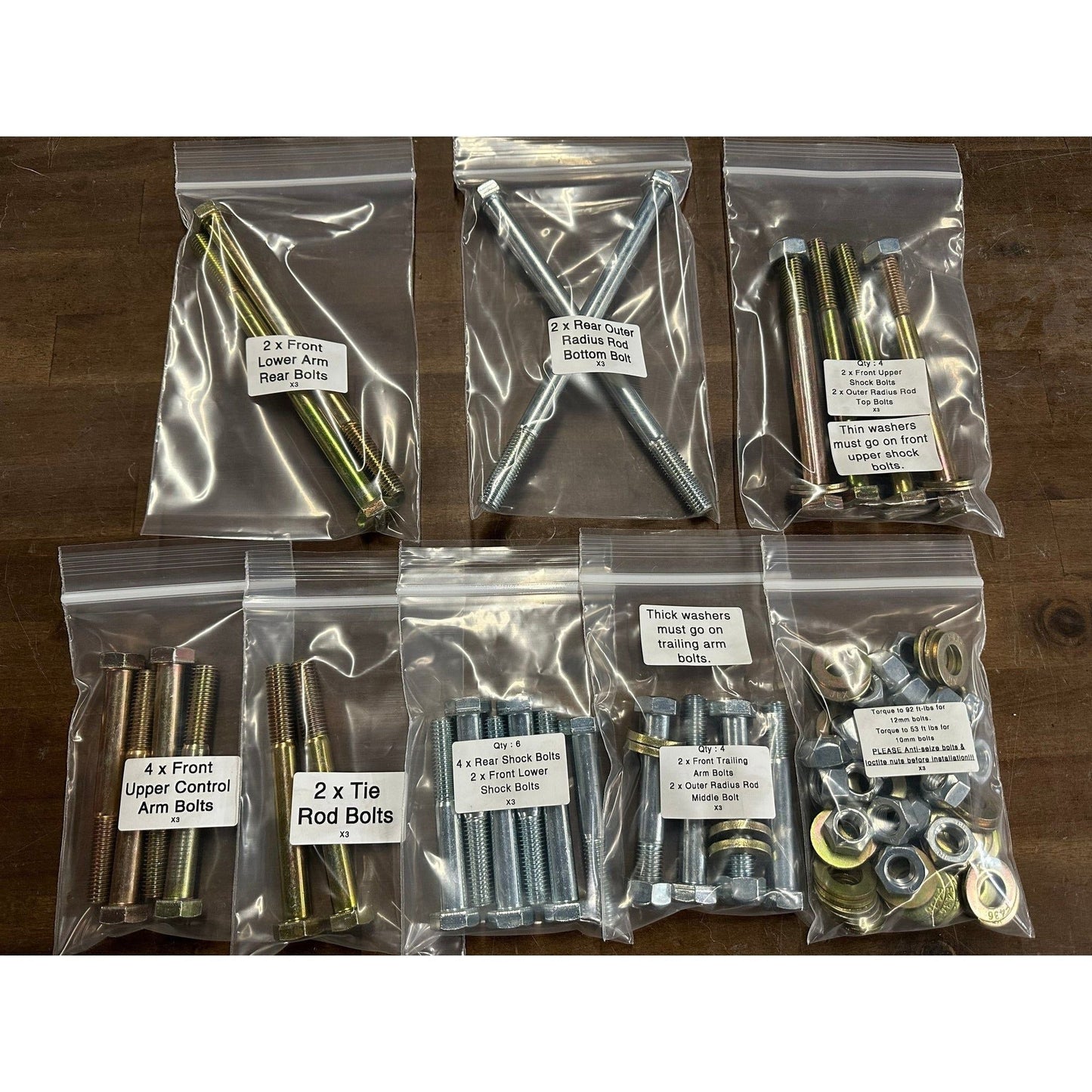 Can Am X3 Suspension Bolt Kit