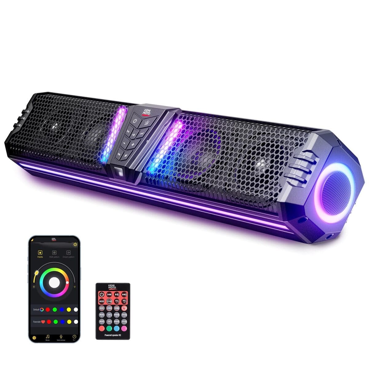 Kemimoto Can-Am Maverick Midnight Sound Bar