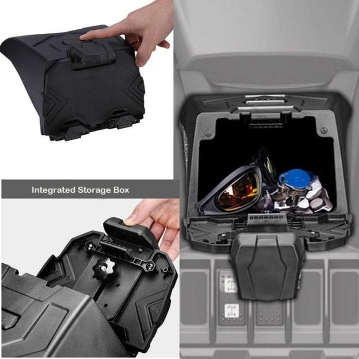 Kemimoto Can-Am Maverick X3 Max Lower Doors Panels Kit & Tablet Holder