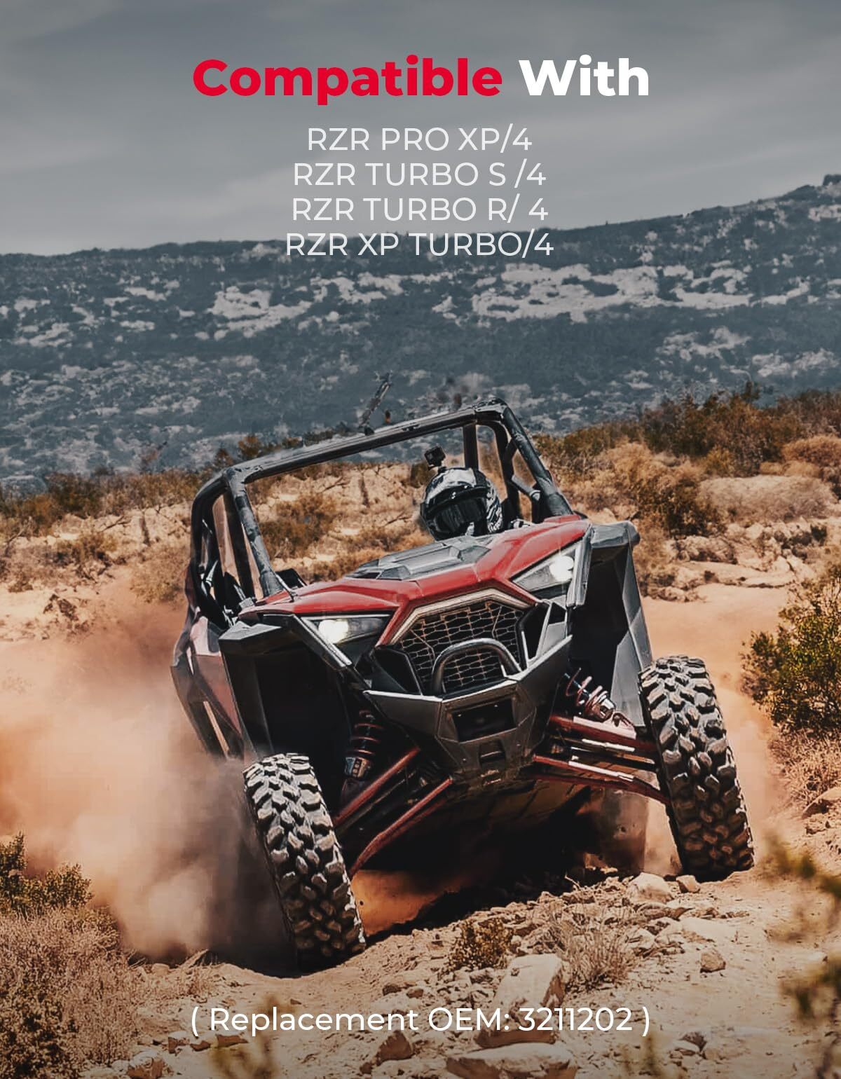 Kemimoto Polaris RZR PRO XP UTV Heavy Duty Carbon Drive Belt