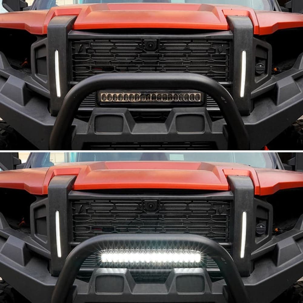 Kemimoto Polaris Xpedition ADV/XP Front Mesh Grill with Accent Light