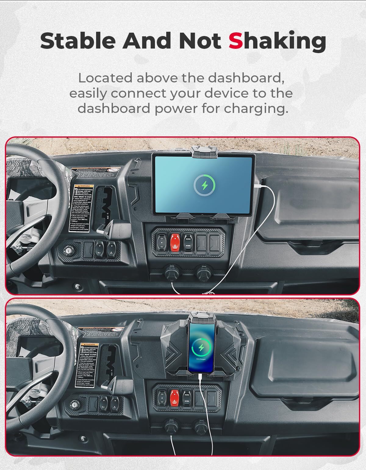 Kemimoto CF Moto UForce 1000 Electronic Device Tablet Holder