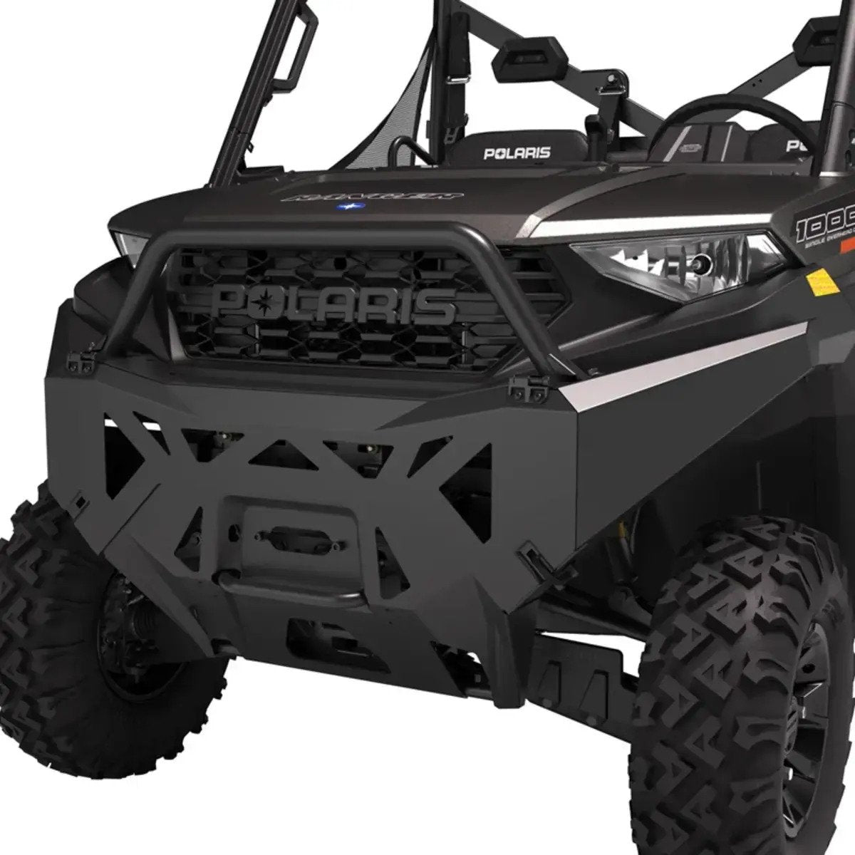 Polaris Ranger HD Front Brushguard - Black