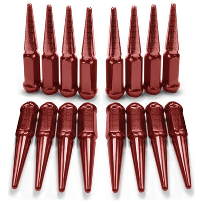 12 x 1.25mm Extended Spike Lug Nuts (60 Degree Taper Seat) | 50 Caliber Racing