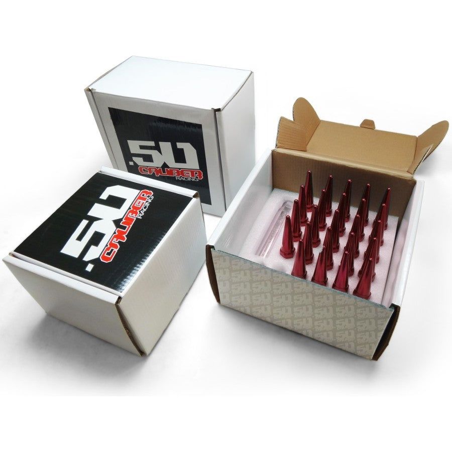 12 x 1.25mm Extended Spike Lug Nuts (60 Degree Taper Seat)