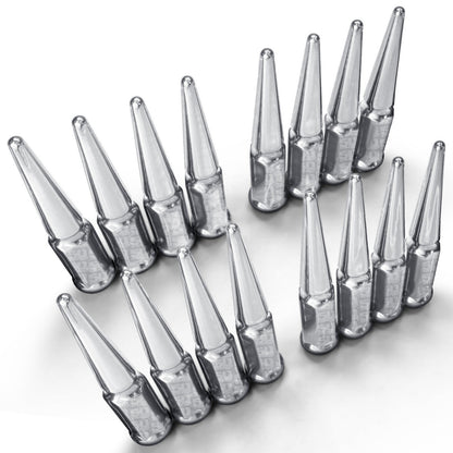 12x1.5mm Extended Spike Lug Nuts - 60 Degree Taper Seat