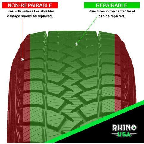 14 Piece Compact Tire Repair Kit