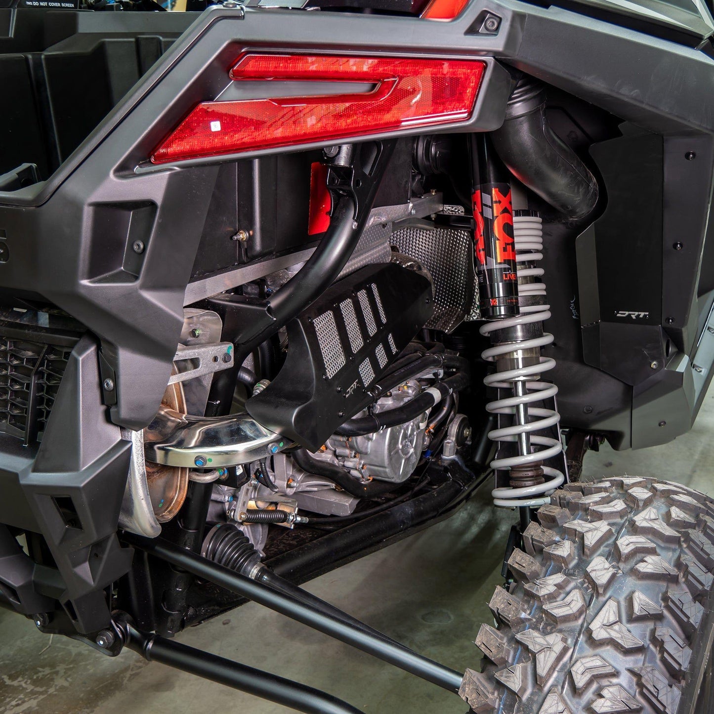 Polaris RZR Pro XP / Turbo R Aluminum Headpipe Shield