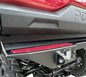 Polaris Ranger 1500XD Rear Bumper by AJK Offroad Mid-Close Up of Left Side