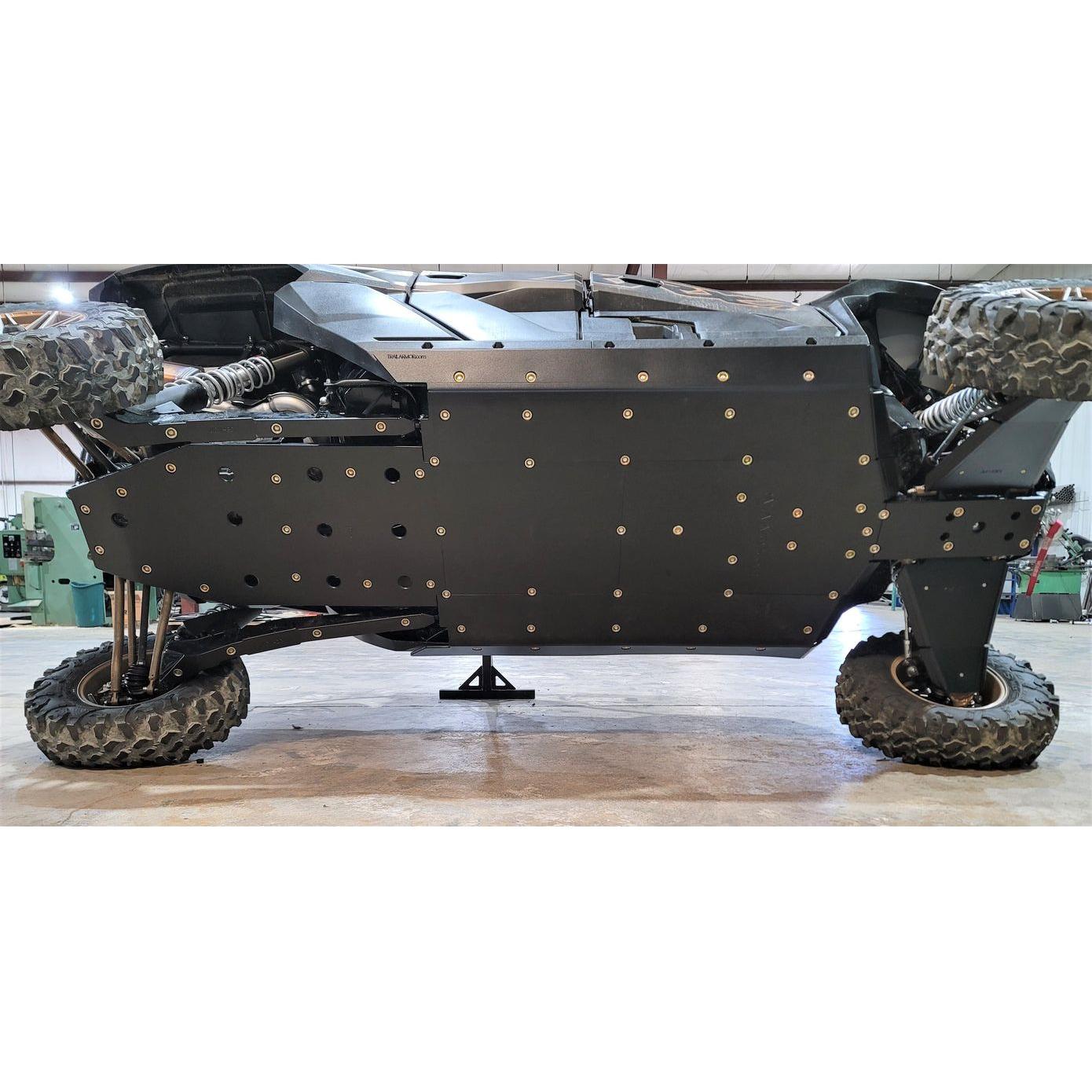Kawasaki KRX 4 Full Skid Plate with Integrated Sliders