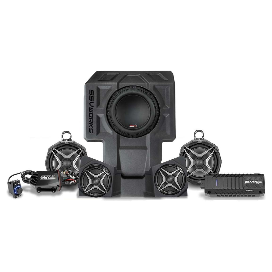 Kawasaki KRX Phase X 5 Speaker Audio Kit