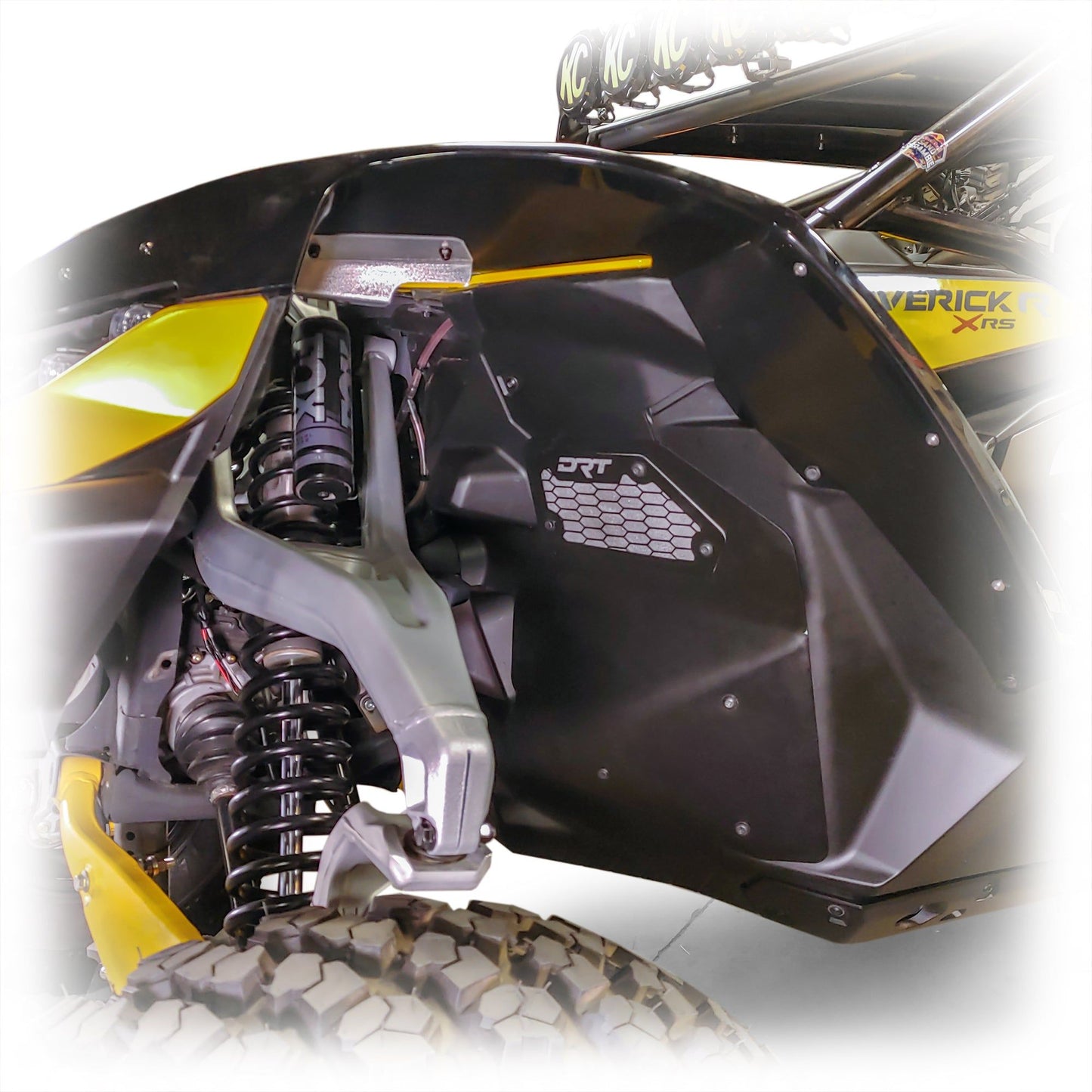 Can Am Maverick R Front Aluminum Rock Guard Kit