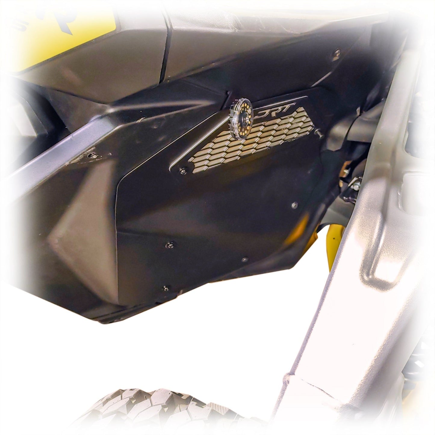 Can Am Maverick R Front Aluminum Rock Guard Kit