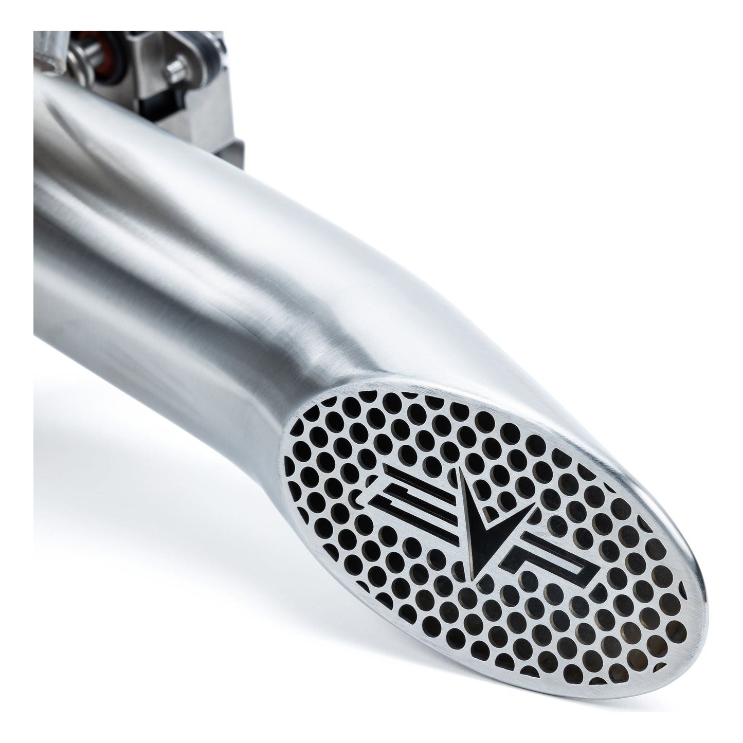 Can Am Maverick R Shocker Electric Side-Dump Down Pipe with Bullet Muffler