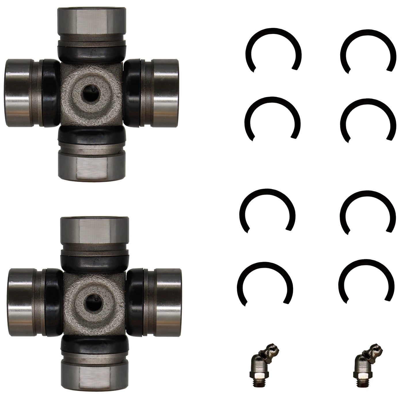 Polaris Atv / Utv Front Driveshaft U-Joint Set 2202015 2203703 3260104