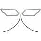 Can Am X3 187 Style Halos with Control Harness