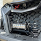 Can Am Maverick R Lower Grill 6" Light Bar Kit