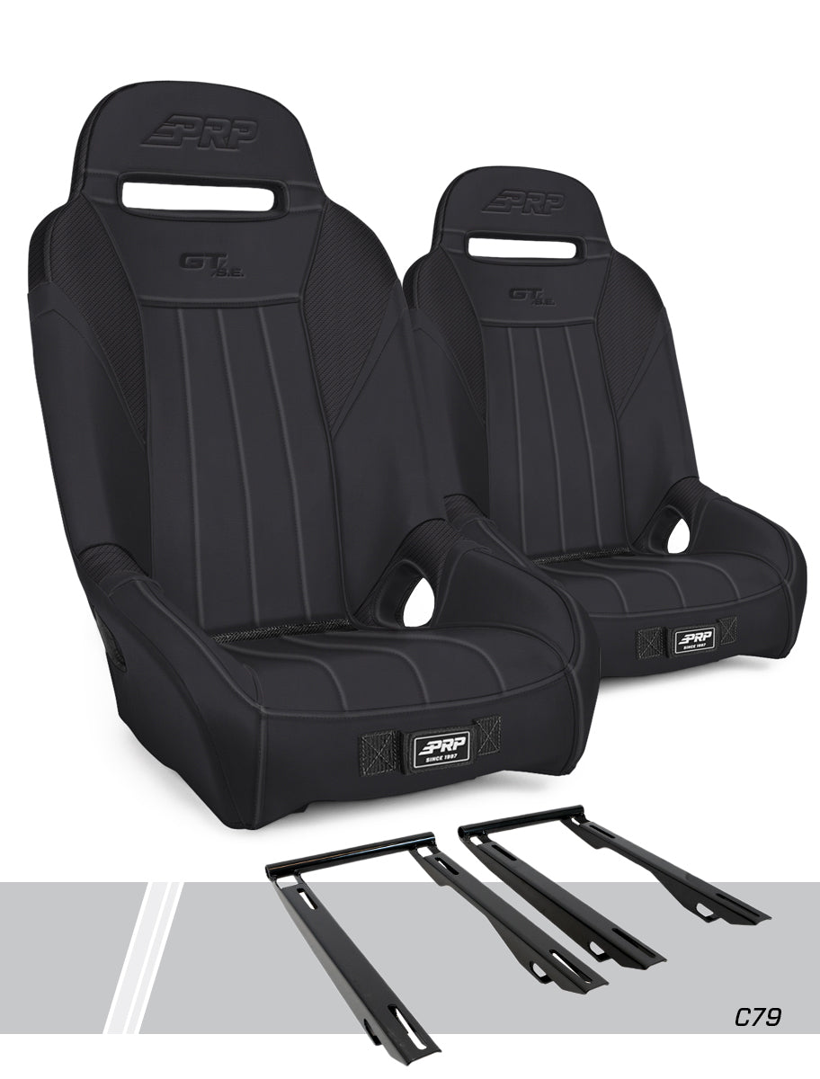 GT/S.E. Suspension Seats Kit for Polaris RZR PRO XP, PRO R, Turbo R (Pair)