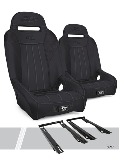 GT/S.E. Suspension Seats Kit for Polaris RZR PRO XP, PRO R, Turbo R (Pair)