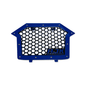 Polaris RZR Grill by AJK Offroad Blue Grill Close Up