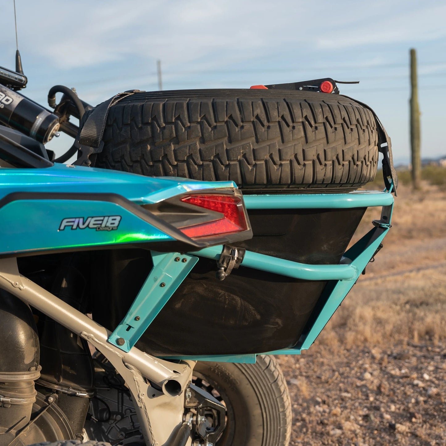 Can Am X3 Rear Storage / Tire Rack