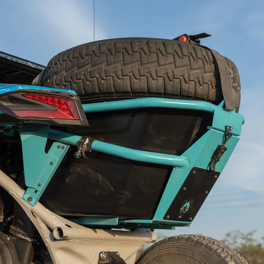 Can Am X3 Rear Storage / Tire Rack