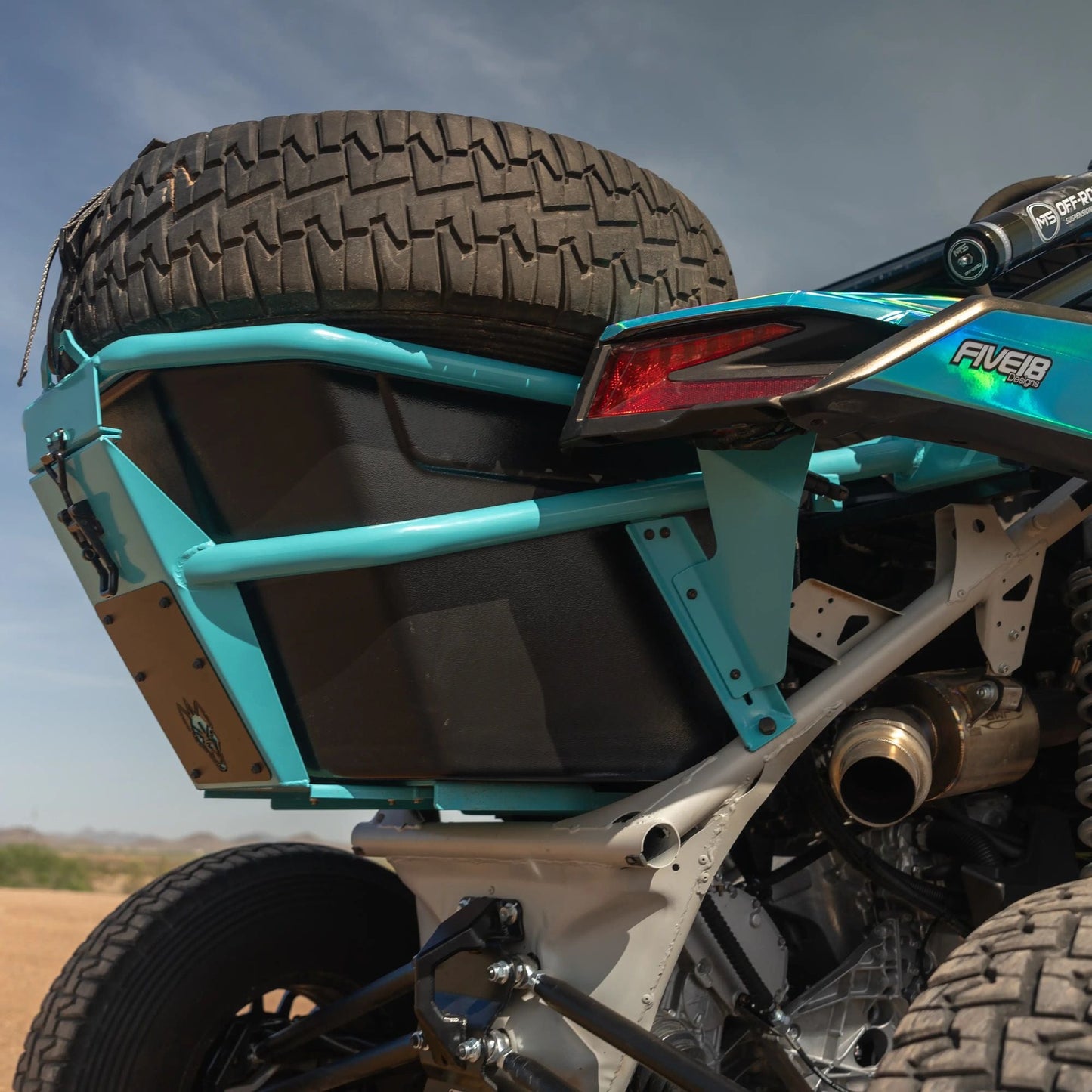 Can Am X3 Rear Storage / Tire Rack