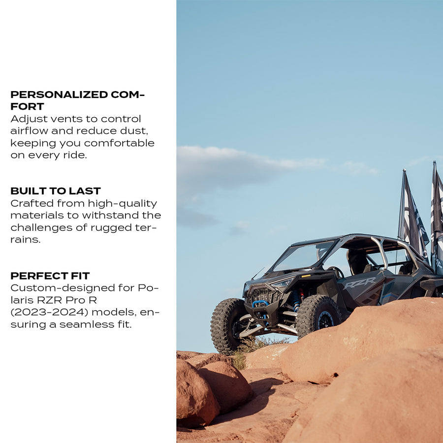 Polaris Pro R Front Windshield