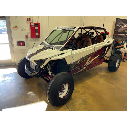 Polaris RZR Pro XP 4 Raw Dominator Cage with Roof