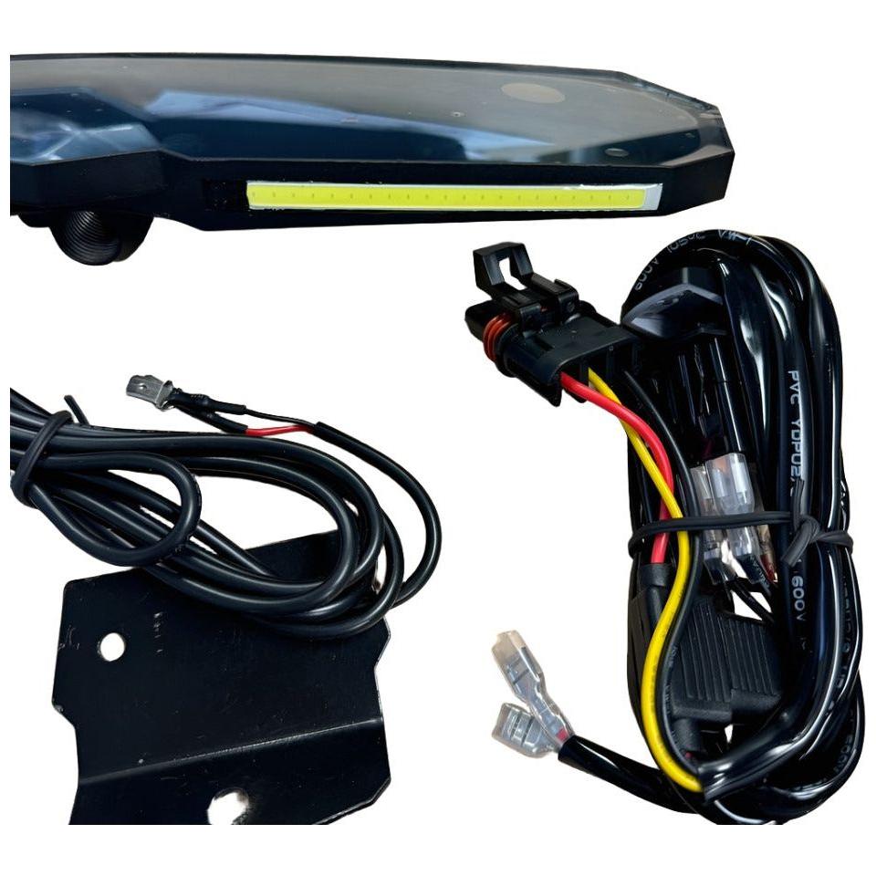 Rear View Mirror with Dome Light