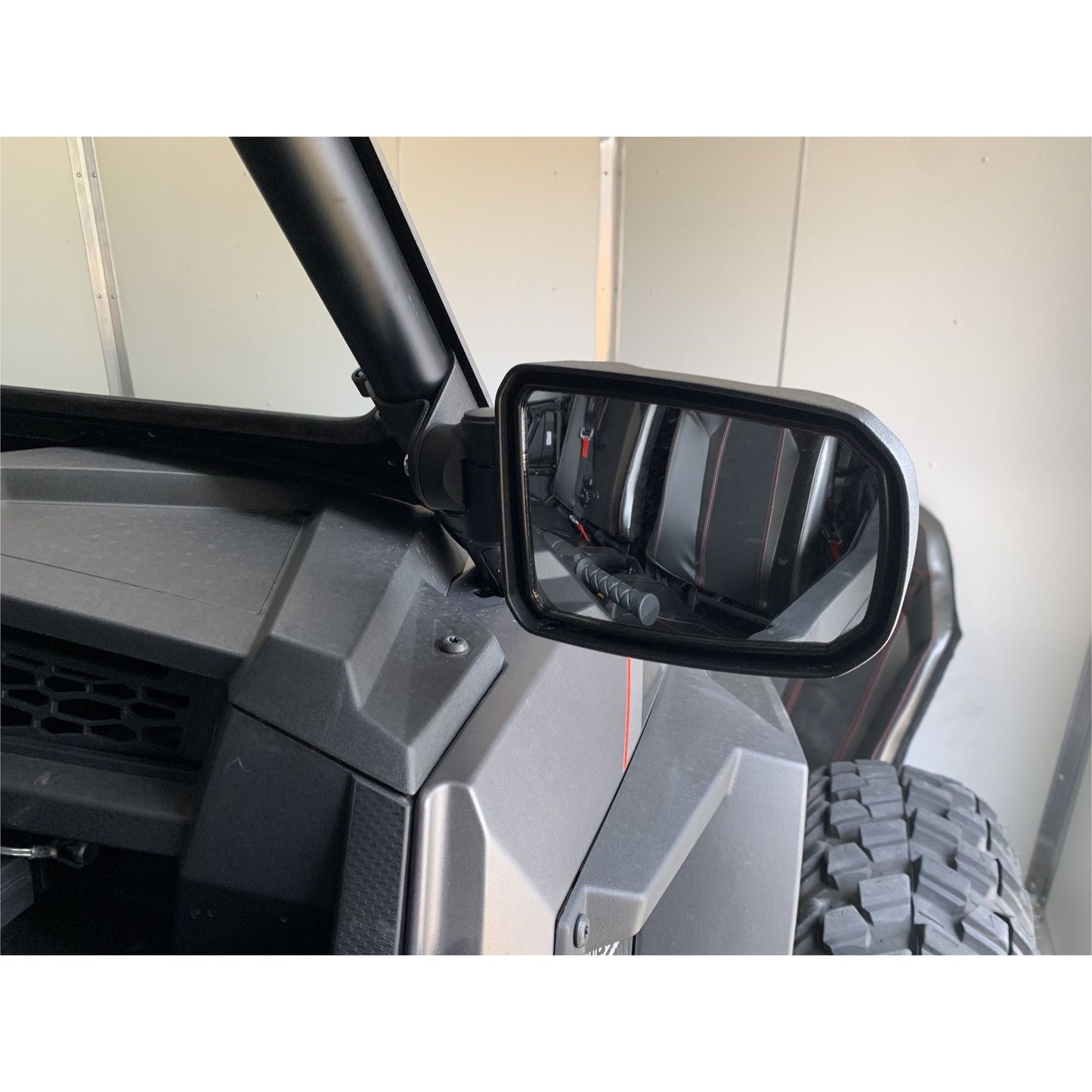 Cast Aluminum Side Mirror Set
