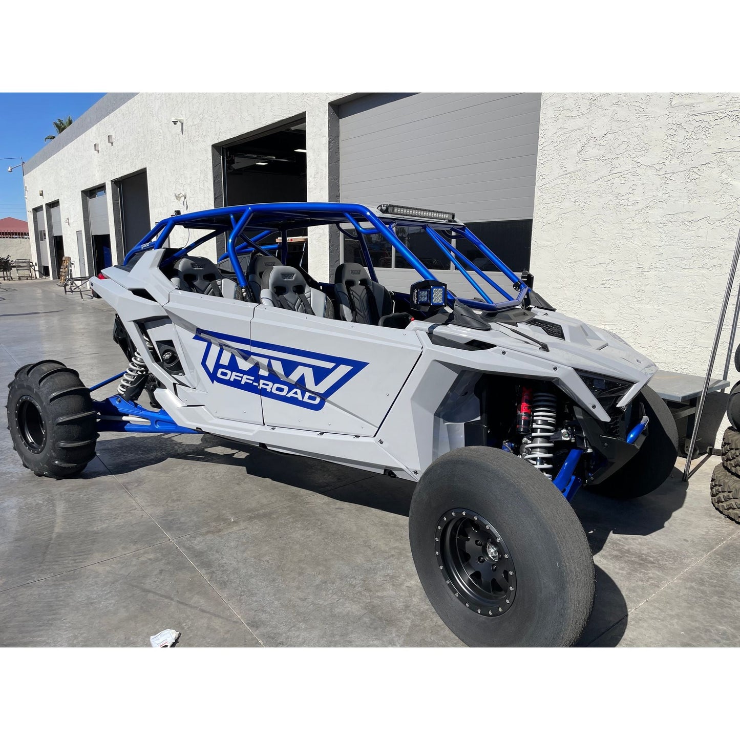 Polaris RZR Pro R 4 Raw Dominator Roll Cage with Roof