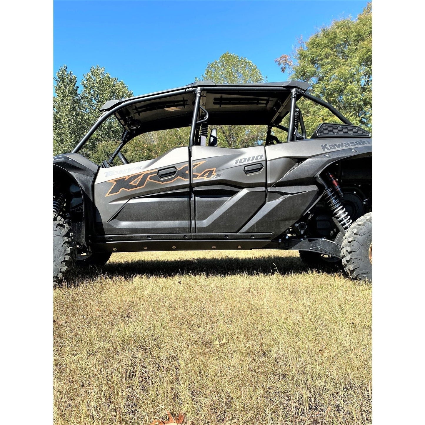 Kawasaki KRX 4 Full Skid Plate with Integrated Sliders