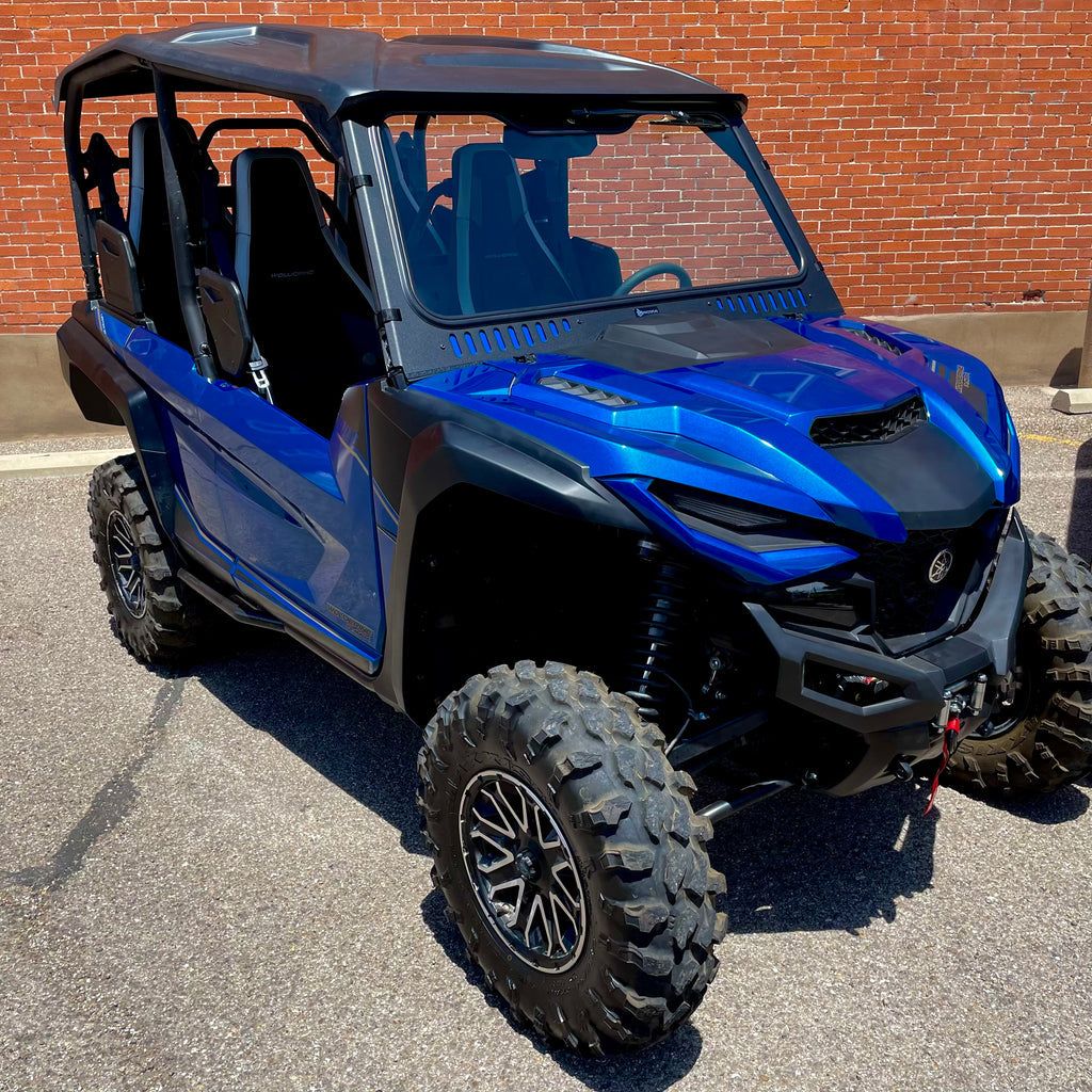 Yamaha Wolverine RMAX Vented Glass Windshield