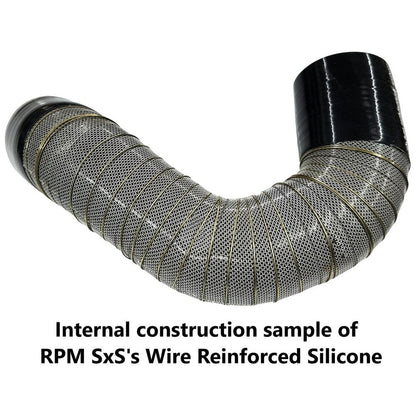 Can Am Maverick R Blow Off Valve Charge Tube (5 Ply Wire Reinforced)
