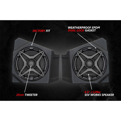 Kawasaki KRX Phase X 5 Speaker Audio Kit