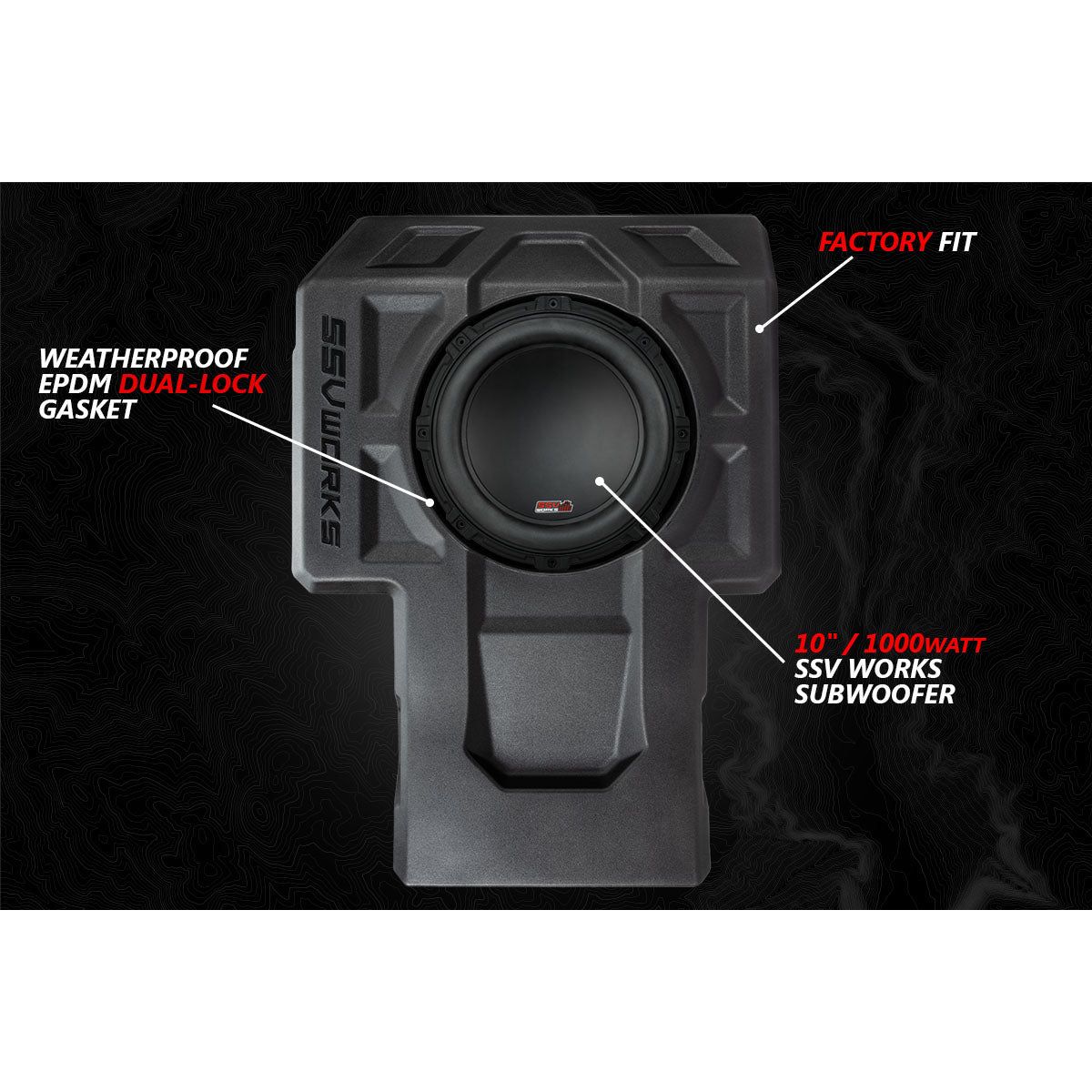 Kawasaki KRX A-Spec 5 Speaker Audio Kit