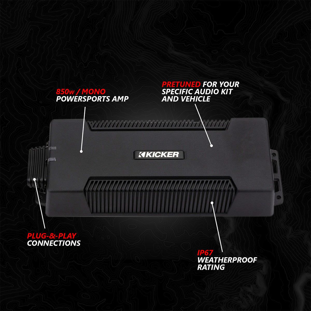 Can Am X3 K-Spec 6 Speaker Plug-and-Play System with JVC