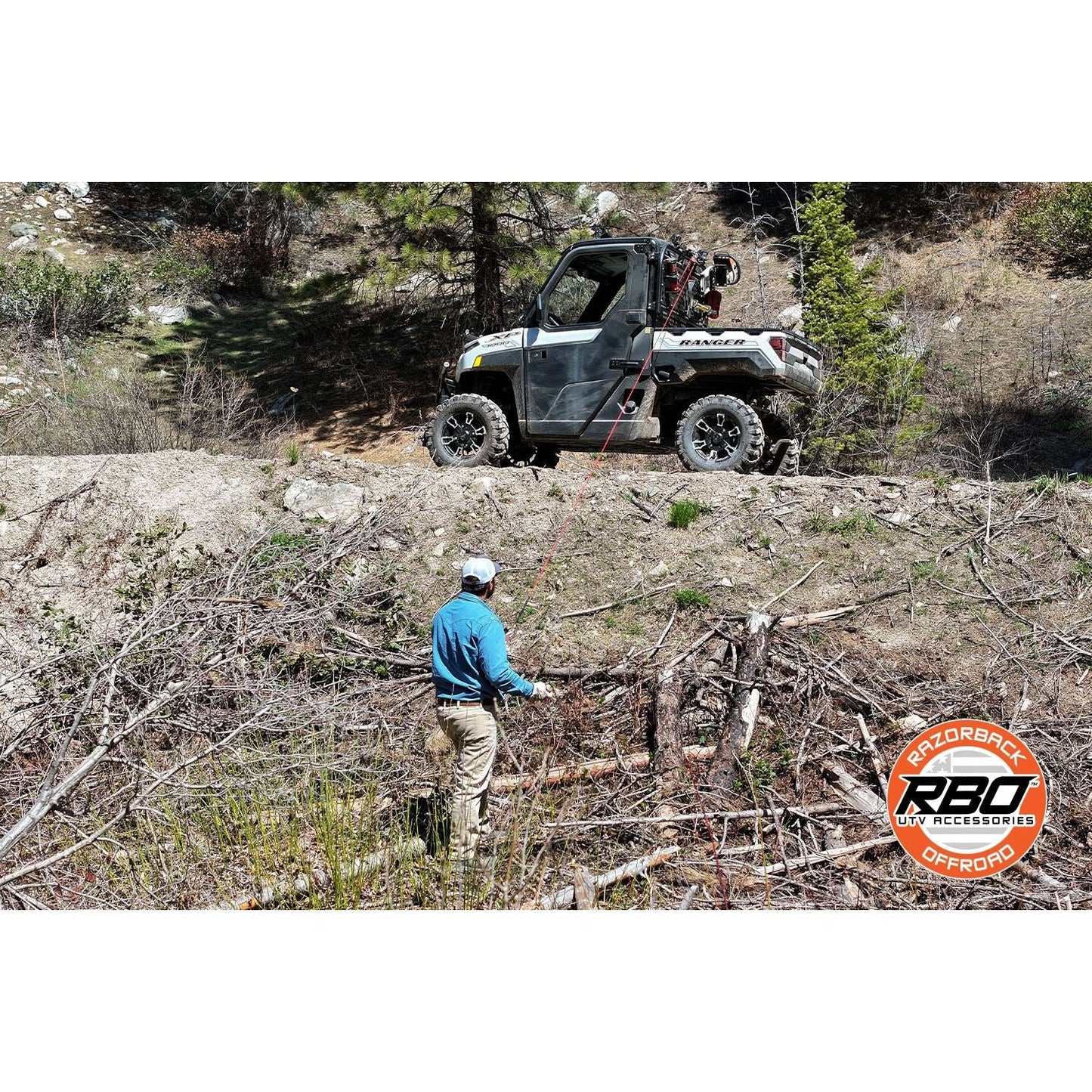 Polaris Ranger XP 1000 SidePuller Winch Rack