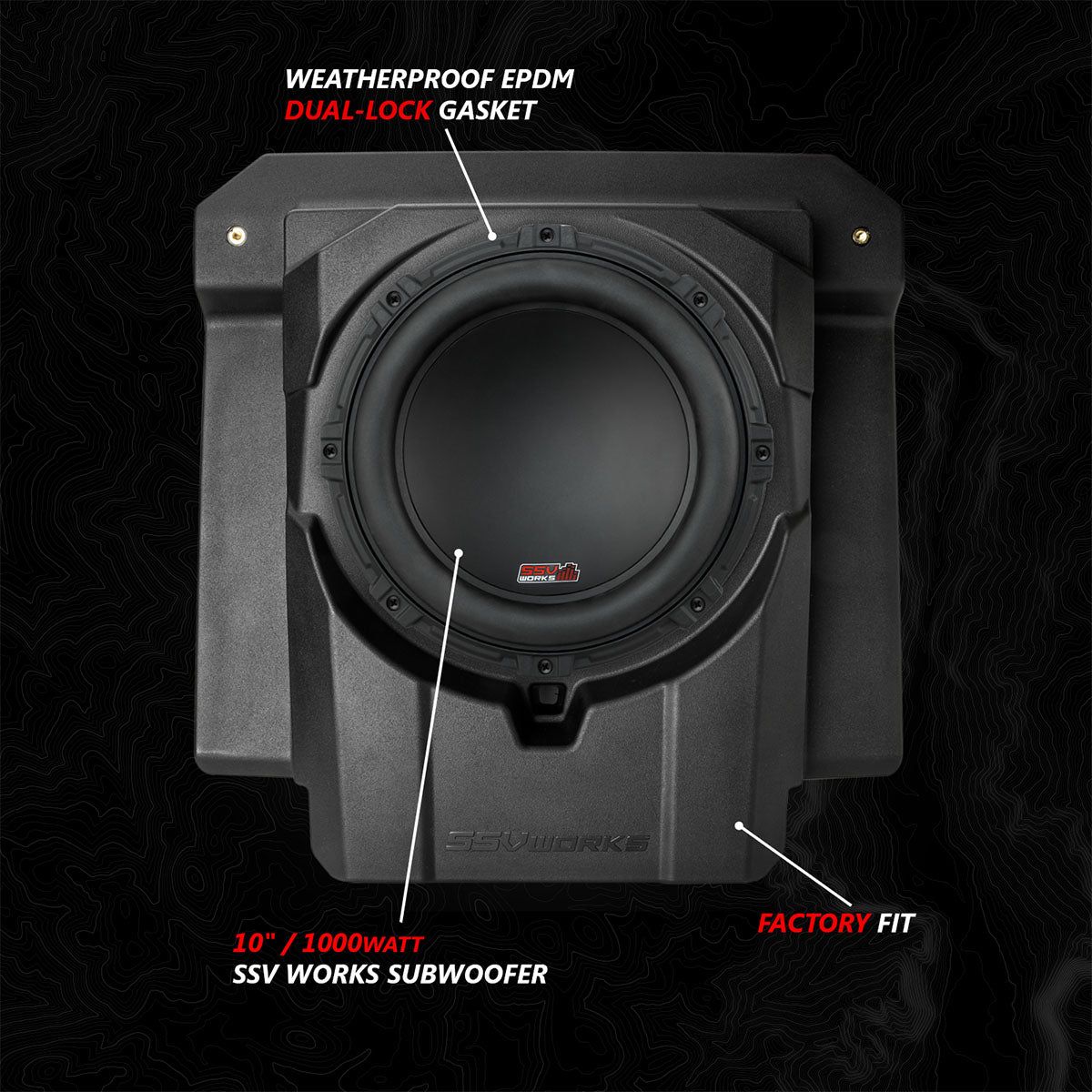 Can Am Maverick R Phase 4 V-Spec 1650 Watt 5 Speaker System