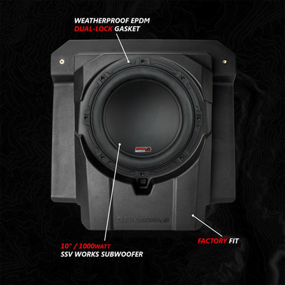 Can Am Maverick R Phase 3 V-Spec 1650 Watt 3 Speaker System
