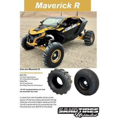 Padla Trak 13.00 Plus Rear Sand Tire