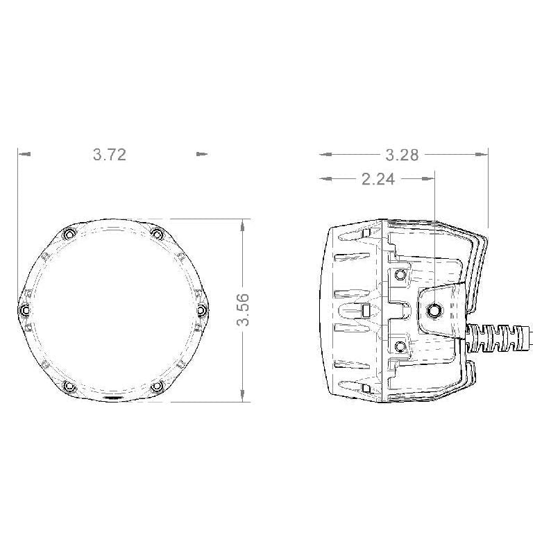 Quatro SAE LED Light Pods (Pair)