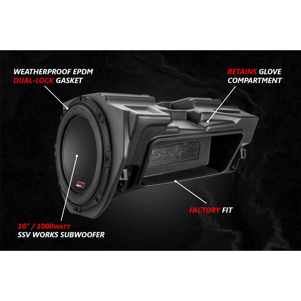 Polaris RZR Ride Command Phase X 5 Speaker Plug-&-Play System