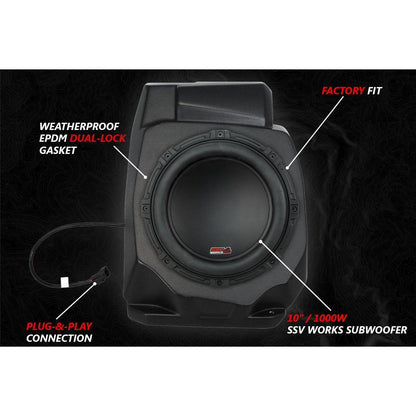 Polaris RZR Pro / Turbo R A-Spec 3 Speaker Plug-&-Play System with JVC