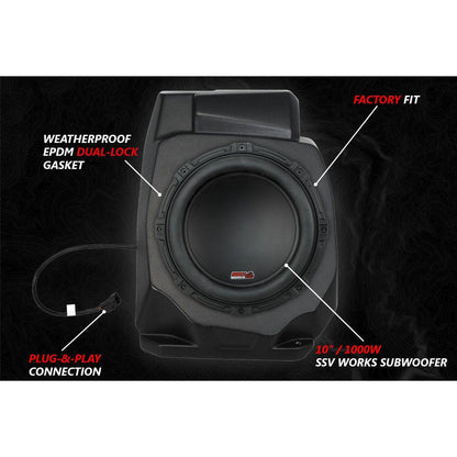Polaris RZR Pro / Turbo R Ride Command V-Spec 5 Speaker Plug-&-Play System
