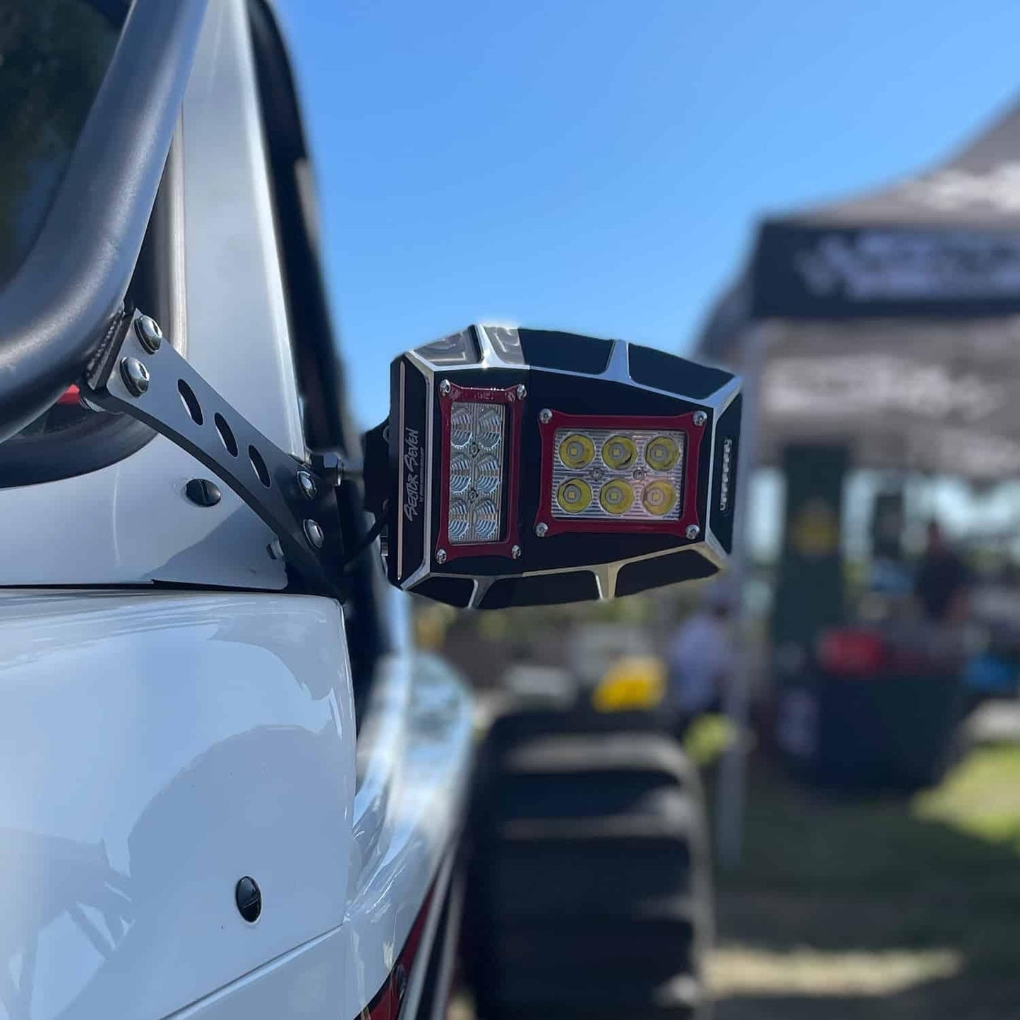 Sawtooth Side Mirrors (M10-1.25 Threaded Ball Mount)