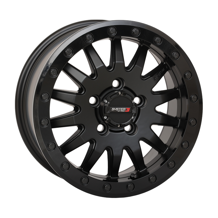 Can Am Maverick R SB-8 Beadlock Wheel (Matte Black) (15x10)